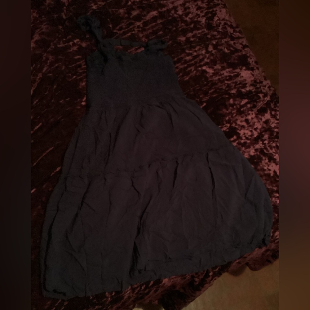Fashion dark blue dress large.